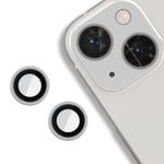 Clappio Rear Camera Lens for iPhone 13 / 13 Mini 100% Compatible, White