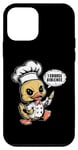 Coque pour iPhone 12 mini Chef Cook Duck – Dictons humoristiques mignons graphiques sarcastiques humoristiques