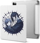 Sebastian Ciel Phantomhive Black Butler Étui Pour Ipad Pro 2021 Avec Plumier, Résistant Aux Chocs, Mise En Veille/Réveil Automatique, Housse De Protection Transparente Pour Tablette 11 Pouces