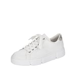 Rieker Femme N56k5 Basket, Blanc, 41 EU