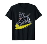 Black Labrador Retriever chasing a ball Labrador Retriever T-Shirt