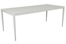 BIGBY Matbord 195x90 Light grey