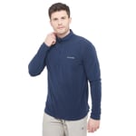 Columbia Mens Klamath 1/4 Zip Fleece - Navy - Size 2XL