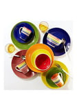 Waterside 24-Piece Rainbow Stripe Dinner Set