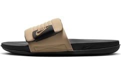 Nike Homme Offcourt Adjust Slide Sneaker, Black/Khaki-Black, 49.5 EU