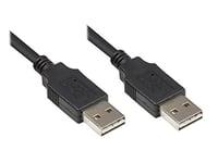 Good Connections Câble de raccordement USB 2.0 EASY A mâle vers fiche EASY A mâle (utilisable des deux côtés) - Blindage en feuille et tressé, fils de cuivre (OFC) - Haute vitesse jusqu'à 480 Mbit/s -