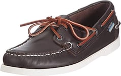 Sebago Docksides Portland Chaussures Bateau, Homme, Noir Wine Brown, 41 EU