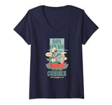 Tom and Jerry Bon Voyage Cruises T-Shirt avec Col en V