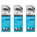 3 x Hycosan Original Preservative Free Lubricating Dry Eye Drops Triple Pack