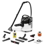 New - Aspirateur Injecteur Extracteur Eau et Poussières Karcher SE 4 plus + kit accessoires - Cuve Polypropylène 18L - 1000W