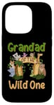 Coque pour iPhone 14 Pro Grandad Of The Wild One Zoo Famille Safari Jungle