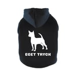 Eget Tryck Hund Hoodie Svart - Designa Din Stil Personlig