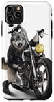 Coque pour iPhone 11 Pro Max Grey Wolf Riding Chopper Moto