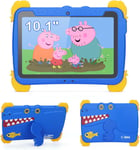 Tablette Pour Enfants De 3 E 7 Ans,Ecran Incell Hd 10,1 Pouces,Android 13,Batterie 6000 Mah,Apprentissage,Tablette Educative Pour Enfants De Moins De 12 Ans,Bleu