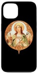 iPhone 13 St Philomena Catholic Girls Teens Vintage Prayer Case