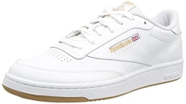 Reebok Mixte Club C 85 Basket, Blanc Ftwr White True Beige Reebok Lee 3, 42 EU