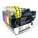 NonOEM LC3217 CMYK Set Ink Cartridges For MFC-J5330DW MFC-J5335DW MFC-J5730DW