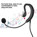 Earhook Type 3.5MM Mobile Phone Headset Tablet Mic Earphone MIC 100-5600Hz Kit