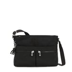 Kipling Unisex's New Angie Luggage-Messenger Bag, Black Noir, One Size