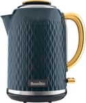 Breville Curve White Electric Kettle 1.7L 3KW Fast Boil White & Chrome