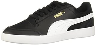 PUMA Homme Shuffle Basket, Blanc/Noir/doré (Black White Team Gold), 47 EU