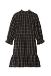 Arya Dress - Black Check