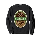 Beer Label Logo Dark Lager Mens Halloween Group Costume Sweatshirt