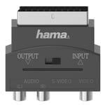 Hama 3 x RCA og S-Video scart-adapter