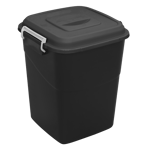 Refuse/Storage Bin 50L - Black