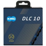 KMC DLC X10-SL 10 Speed Chain Black / Blue 116 Link - Road Bike/Mountain Bike