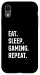 iPhone XR Eat Sleep Gaming Repeat Gaming Console Gaming & Video Gaming Case