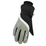 Gants Chauds pour HommesGants Chauds d'hiver pour Hommes Gants De Ski Thermiques Imperméables Coupe-Vent Gants AntidérapantsVêtements De Camping (Size:As The Picture Shows; Color:Grey)