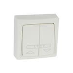 Legrand - Saillie Poussoir pour volets roulants Appareillage saillie complet - blanc