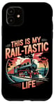 Coque pour iPhone 11 Rail-Tastic Life Locomotive de train