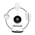 Ener-J Wifi Smart Home Security CCTV Camera Kit PIR Motion Detection IR 720p