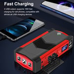 1000A Car Jump Starter 15000mAh 12V 4 USB Portable Car Battery Booster Pack US