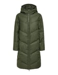 JDY ulrikka Water Rep Puffa OTW Noos Manteau matelassé, Marron, XL Femme