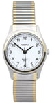 Adora Montre Femmes > Acier Inox Ø 27mm > Bracelet Élastique Bicolore 5 BAR