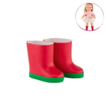 bottes rouge pour ma corolle poupee corolle