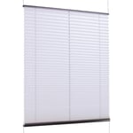 K-Home Florida Store plissé Klemmfix Blanc 40 x 210 cm (l x L) Design Unique avec Effet Lumineux enchanteur