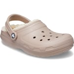 Crocs 203591 Classic Lined Uni Thermoplastic Mushroom/Bone Clogs