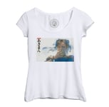 T-Shirt Femme Col Echancré Street Fighter Chun Lee Retro Gaming Arcade