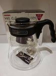 HARIO VCS-03 B Coffee Server 1000 V60-03 size Microwave-1000ml, Glass 2-8 Cups