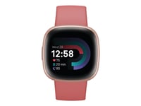 Fitbit Versa 4 - 40 Mm - Kopparros - Smart Klocka Med Band - Rosa Sand - Bandstorlek: S/L - Nfc, Bluetooth