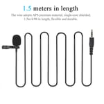 New Mini Mic Condenser Clip On Lapel Mic For Mobile Phone Laptop Conference Inte