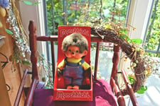 peluche neuve monchhichi le petit garçon voir la fille ,,,,