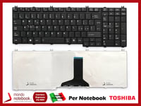 Clavier Italien pour Ordinateur Portable TOSHIBA P/N NSK-TBA0E 9J.N9282.A0E (