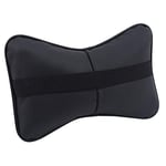 OooyaA Coussin D'appuie-tête Et De Cou Adapté À La Plupart des Voitures | Protection Cervicale | Oreiller De Support De Voiture De Fibre d'homme | Accessoires Intérieurs De Voiture (Warna : Black)