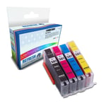 Refresh Cartridges 4 Colour Pack CLI-581XXL Ink Compatible With Canon Printers