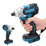 Screwdriver Machine Cordless Brushless Impact Wrench For Makita 21V 520N.M New